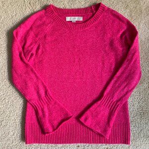 XXSP Bright Pink LOFT Sweater Bell Sleeves
